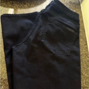 Calvin Klein straight leg jeans.  Black Size 6